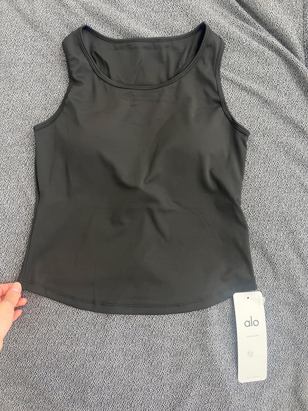 ALO Yoga Black Performance Tank Top